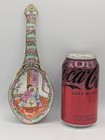 Rare Chinese Famille Rose Medallion Hand-painted Large 8 5  Spoon ladle  Mint
