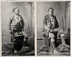 1890 Otoes Indian Chiefs - Oklahoma -  Native Americans Printed Photo
