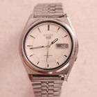 Rare Seiko 5 Automatic 7009-8760 White Dial 17j Day date Watch Great Condition   
