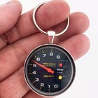 Autometer Pro Comp 9k 9 000 Rpm Tachometer Gauge 1 2  Diameter Keychain