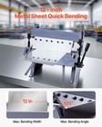 Vevor 12 In Box And Pan Brake 0-135   20 Ga Sheet Metal Bending Brake Bender 5