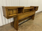 Vintage Mid Century Modern King Sized Headboard By Detroit Furniture 