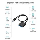 Usb 3 0 To Sata External Hard Drive Reader 2 5  3 5  Hdd Ssd Power Adapter Lot