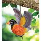 Bouncy Robin Bird Nwt Hanging Decor Garden Indoor Outdoor