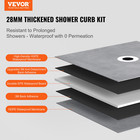 60 x38  Waterproof Shower Pan Kit Center Drain Eps Base   Easy Diy Installation