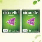 2 X In-halator Ni-corette 15mg 20 Cartridges