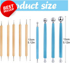 9 Pc Dotting Tools Ball Stylus Set Boxed Rock Painting Clay Nail Art-us