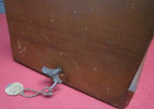 Singer Bentwood Case Cover W  Key 17-1 4 In  By 8-1 4 In  For Models 99  128