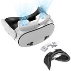 Face Cover With Fan For Meta Quest 3s Adjustable Fan   Air Circulation Face Pad