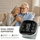 Wrist Blood Pressure Monitor With Touchscreen  13 5   19 5cm Cuff  2  120 Memory