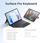 Surface Pro 7 Keyboard  7 Color Backlight Wireless Keyboard For Microsoft Surfac