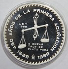 Mexico 1986 5oz Onzas Troy  999 Silver Casa De Moneda Proof World Coin