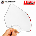 Youth Clear Football Helmet Visor W  Clips Fits Shoc Hardware Speedflex  F7