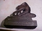 1  Antique Heavy Cast Iron Art Deco Bookend