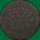 1803 Draped Bust Large Cent Choice Almost Good Ag  Coin  46012