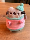 Gund Pusheen Plush Lot 4 Witch  Candy Corn  Winter Sweater  Summer Floatie  Nwt