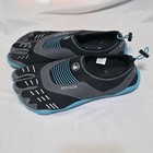 Body Glove 3t Barefoot Woman   s Cinch Water Shoe Black Blue Size 10