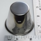 Micro 1 3 4   Tall Stainless Steel Fused Glass Drape Floral Former Slumper Mold