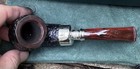 Peterson Newgrange Spigot Sandblast Bent Billiard  xl90  Fishtail Pipe - New