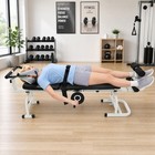 Traction Table Cervical Lumber Spine Back Stretcher Board Traction Bed 330lbs 