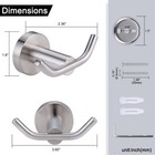 Double Robe Hook 304 Stainless Steel