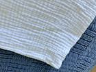 New Quince Organic Cotton Airy Gauze King Sham Set White