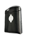 Vintage Ronson Cigarette Lighter Art Deco Black Silver Case  fran    Monogram