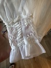 Hollywood Girls Vintage White Sheer Communion Dress Size 10 Embroidered