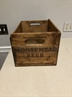 Vintage Moosehead Beer Canadian Lager Wooden Beer Crate Box