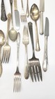 Lot 50 Pc Silverplate Spoons Forks Kni Serving Vintage Flatware Silverware Craft