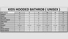Kids Girls Boys Robe 100  Cotton Soft Terry Hooded Bathrobe Luxury Dressing Gown