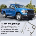 Fuel Door Hinge Pin With Gas Door Spring  For 2015-2024 F150 Loose Gas Cap Perma