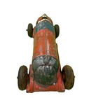 Vintage Hubley Cast Iron Race Car  5 W Driver Original Paint Antique Toy Usa
