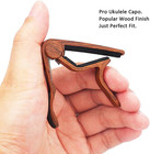 Pro Ukulele Capo For Soprano Concert Baritone rosewood 