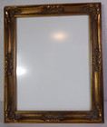 Vintage Ornate Gold Picture Frame  Wood  Easel Back  Non-glare Glass  8  X 10 