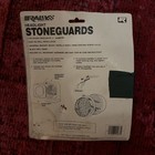 Vintage Rally 7 Inch Black Universal Headlight Stoneguards Grills Nos Dead Stock