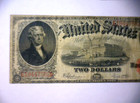 1917 Large Size Two Dollar  2 Red Seal     united States Note Legal Tender     nice