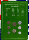 Coin Sets Of All Nations Yemen Dem  Rep  8 Coin 1964 - 1984 Unc 1 Fil 1964