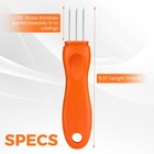 Wutfly Sausage Pricker Tool For Making Stuffer  Standard  Orange