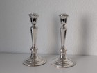 Vintage Pair Gorham Heritage 8  Electroplate Silverplate Candlesticks Italy