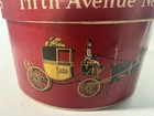 Vintage 1940s 50s Dobbs Fifth Avenue Hats Mini Hat Box Red Carriage New York
