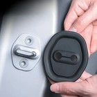 4pcs Car Door Latch Lock Covers     Silicone Protectors  Universal Fit Black