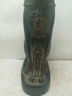 Rare Antique Ancient Egyptian Statue Goddess Bastet Cat Isis Scarab 1740 Bc