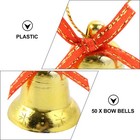 50pcs Mini Christmas Tree Hanging Decoration Party Bowknot Ornaments