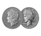 2026 P Morgan   Peace Silver Dollar Diamond Field Two-coin Set W ogp  pre-sale 