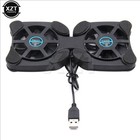Dual Usb Cooling Fan Pad Foldable Slim Fans Cooler Stand For Laptop Notebook Lot