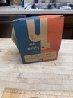 Holgate Vintage Wooden Pull Toy Boat On Wheels  Original Box