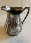Oneida Ltd Montclair Silver Plated Creamer And Sugar Bowl Set 5    In Tall Floral