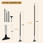 4 Inch Razor Blade Floor Scraper 36 Inch Long Handle Heavy Duty Tool