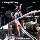 7ft Olympic Barbell Weight Bar 1500lb Capacity For Weightlifting 45lb Fit 2 